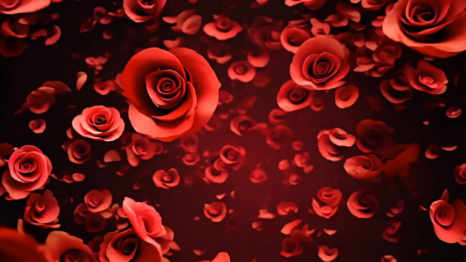 Beautiful Flower Overlay for Romantic Video Projects